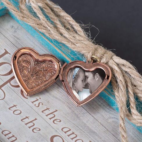 Cottage Garden Glory of Friendship Is Trust Teal Locket Petite Music Box Plays Amazing Grace in Saudi Arabia