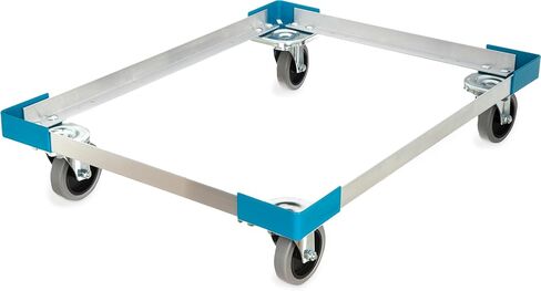 Carlisle FoodService Products Cateraide Metal Dolly for TC1826N Carriers with Reinforced Corners for Catering and Events, Aluminum, 28.63 x 22 Inches, Silver in Saudi Arabia