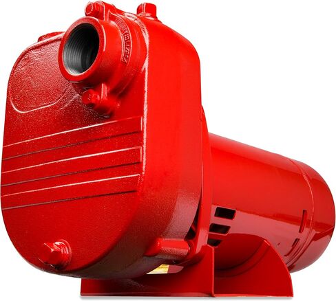 Red Lion RL-S50 115/230 Volt, 1/2 HP, 2940 GPH Self Priming Cast Iron Surface Effluent Pump, Red, 621810 in Saudi Arabia