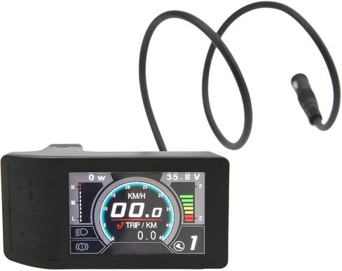 DAUERHAFT 500c عرض الدراجة الكهربائية، عملية سهلة، عرض دراجة ABS مقاوم للغبار، IP64 مقاوم للماء لاستبدال Bafang BBS01، BBS02، BBSHD in Saudi Arabia