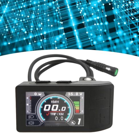 DAUERHAFT 500c عرض الدراجة الكهربائية، عملية سهلة، عرض دراجة ABS مقاوم للغبار، IP64 مقاوم للماء لاستبدال Bafang BBS01، BBS02، BBSHD in Saudi Arabia