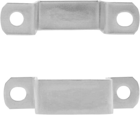 Square Oblong Pipe Clamp,6PCS U-Shaped Pipe Clamp,SAFYY U Shaped Connector Pipe Support Bar Security Holder Bracket,SUS304 Square Tube Buckle Clamps (45 * 45mm/1.77 * 1.77'') in Saudi Arabia