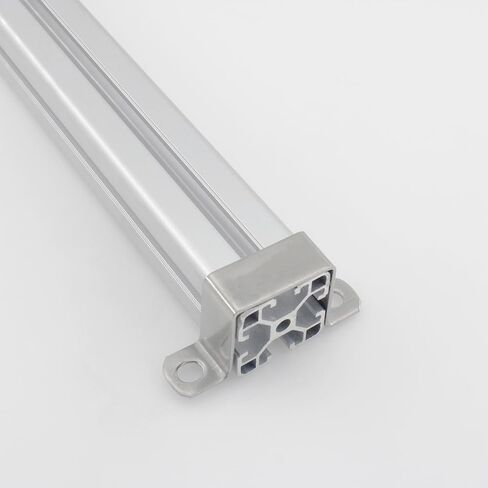 Square Oblong Pipe Clamp,6PCS U-Shaped Pipe Clamp,SAFYY U Shaped Connector Pipe Support Bar Security Holder Bracket,SUS304 Square Tube Buckle Clamps (45 * 45mm/1.77 * 1.77'') in Saudi Arabia