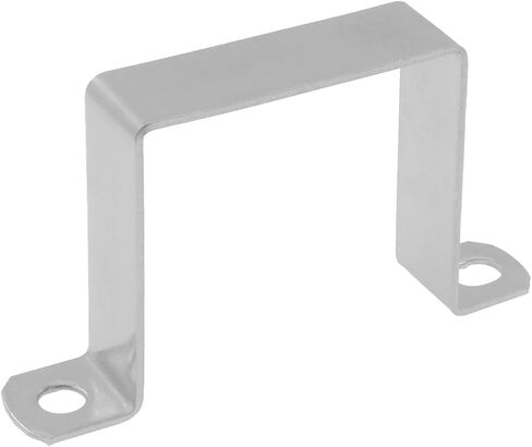 Square Oblong Pipe Clamp,6PCS U-Shaped Pipe Clamp,SAFYY U Shaped Connector Pipe Support Bar Security Holder Bracket,SUS304 Square Tube Buckle Clamps (45 * 45mm/1.77 * 1.77'') in Saudi Arabia