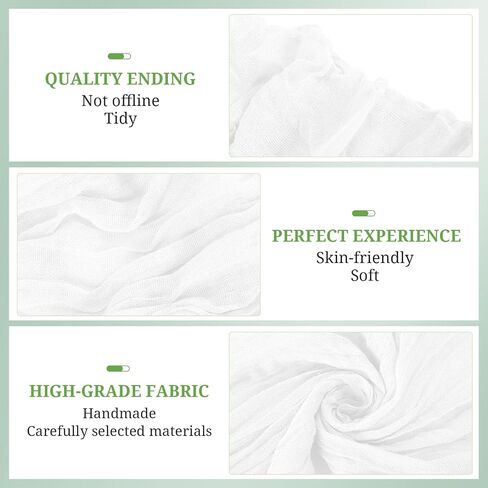 YMHPRIDE 50 PCS Wedding Cheesecloth Chair Sashes,Bows Designed Chair Sashes for Wedding Party Banquet Restaurant Hotel Folding Chair Covers Decoration(White,15.7x70 inch) in Saudi Arabia
