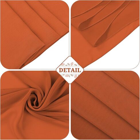 12 حزمة من مفرش طاولة من الشيفون الأخضر الزمردي بطول 10 أقدام، مقاس 28 × 120 بوصة، مفرش طاولة شفاف، مفرش طاولة رومانسي لديكور الزفاف، وحفلات استقبال المولود الجديد، وديكورات طاولات الكيك في حفلات أعياد الميلاد in Kuwait