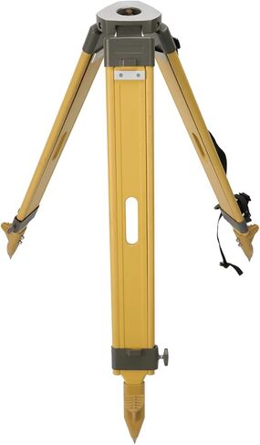 Wooden Survey Tripod Laser Level Tripod Construction Tripod with 5/8-Inch 11-Threaded Flat Head with Twist Lock for Total Station Theodolite Auto Level (DW-1-FCT) in Saudi Arabia