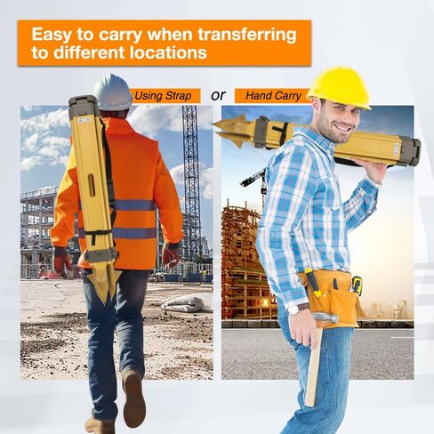 Wooden Survey Tripod Laser Level Tripod Construction Tripod with 5/8-Inch 11-Threaded Flat Head with Twist Lock for Total Station Theodolite Auto Level (DW-1-FCT) in Saudi Arabia
