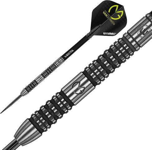 Winmau Michael Van Gerwen MvG Absolute Tungsten Darts Set with Prism Flights and Vecta Shafts (Stems) in Saudi Arabia