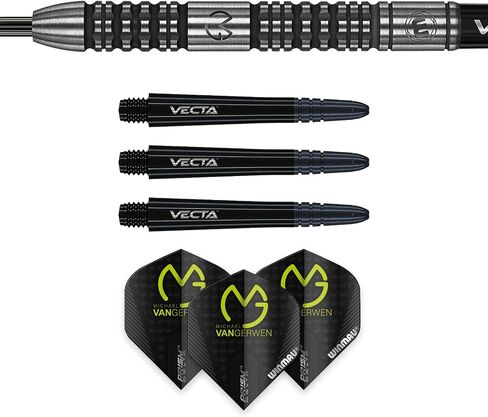 Winmau Michael Van Gerwen MvG Absolute Tungsten Darts Set with Prism Flights and Vecta Shafts (Stems) in Saudi Arabia