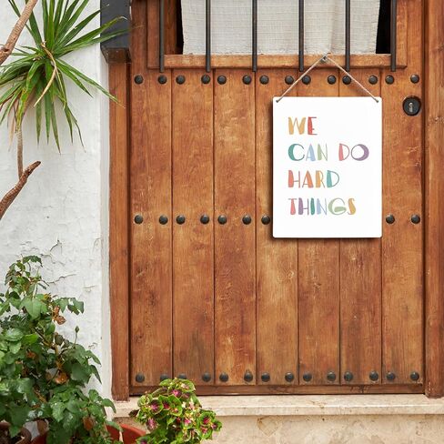 Inspirational Progress Over Perfection Hanging Wooden Signs 12x6, Motivational Mental Health Wall Decor for Classroom Kids Room Playroom, Mental Health Home Decor Gifts for Kids Boys Girls in Saudi Arabia