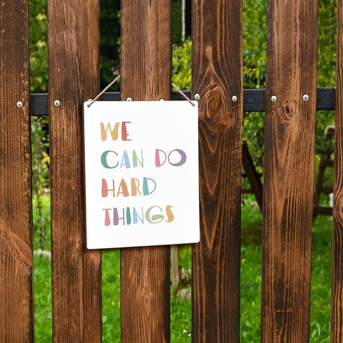 Inspirational Progress Over Perfection Hanging Wooden Signs 12x6, Motivational Mental Health Wall Decor for Classroom Kids Room Playroom, Mental Health Home Decor Gifts for Kids Boys Girls in Saudi Arabia