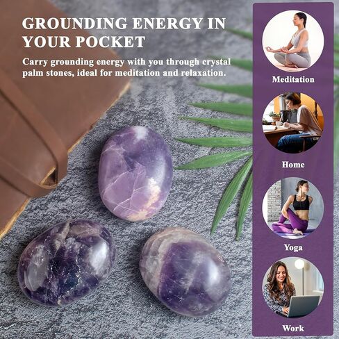 55-60 مم حجر النخيل قوس قزح حجر القمر - حجر القلق الطبيعي شقرا شفاء الريكي جيب حجري مصقول من الكريستال المنحوت يدويًا وحجر الشفاء لوازم شبكة كريستال التأمل والعلاج وموازنة الطاقة in Kuwait