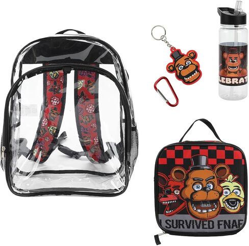 Five Nights at Freddy's 5-Piece Backpack & Lunchbox Set With Water Bottle in Saudi Arabia