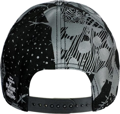 Nightmare Before Christmas Embroidered Plaid Color Block Cap in Saudi Arabia