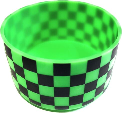 Checkered Neon Green Stanley Boot Silicone Sleeve for 20-40oz Stanley Tumbler - Vibrant Neon Water Bottle Boot, Perfect Fit for the hottest tumblers- Colorful Tumbler Accessories! in Saudi Arabia