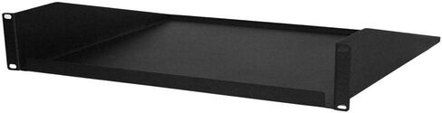 Quest Manufacturing Single-Sided Non-Vented Cantilever Shelf, 1 Unit, 19" x 12"D, Black (ES0319-0112) in Saudi Arabia