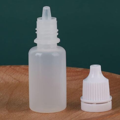 Othmro 20Pcs 0.2oz Lab Dropping Bottles 5ml PE Plastic Bottles Lab Eye Dropper Bottles Squeezable Eye Liquid Drop Bottle Small Mouth Drop Bottles Sample Seal Storage Bottles with Yellow Cap for Travel in Saudi Arabia