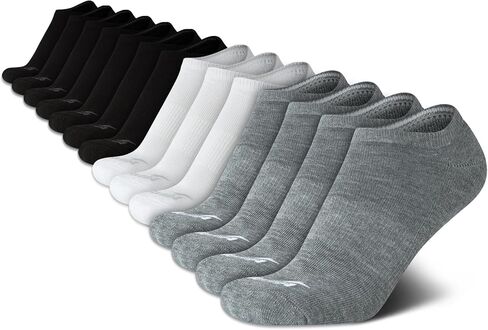 Avia Womens No Show Socks - 14 Pack Soft Stretch Moisture Wicking Athletic Low Cut Socks for Women (Size 4-9, Extended: 9-12) in Saudi Arabia