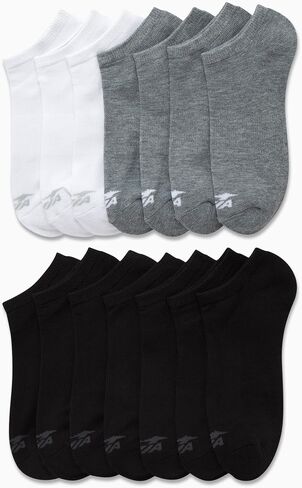 Avia Womens No Show Socks - 14 Pack Soft Stretch Moisture Wicking Athletic Low Cut Socks for Women (Size 4-9, Extended: 9-12) in Saudi Arabia