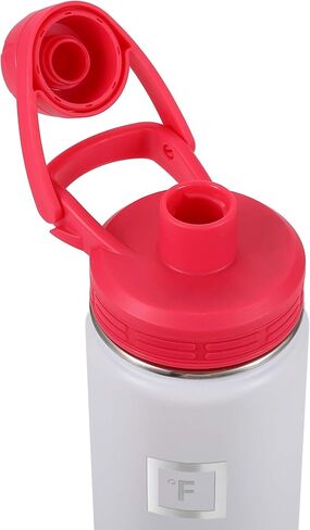 غطاء فوهة من IRON ° FLASK لفم واسع، زجاجات مياه رياضية معزولة، غطاء مضغ، غطاءان خاليان من مادة BPA (فوشيا) in Kuwait