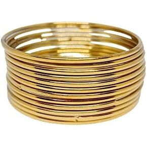 I Jewels Silver/Gold Plated Indian Wedding Bollywood Oxidized Plain Bangle Set For Women
