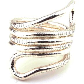 HOPEANT Flexible Bendable Snake Bracelet Wrap Bangle Twistable Adjustable Neck Collar Choker Necklace Waistband
