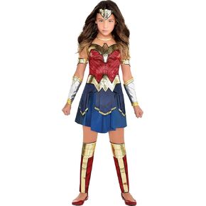 Party City Wonder Woman 1984 Halloween Costume for Girls, Medium (8-10), Includes Dress and Accessories in Saudi Arabia