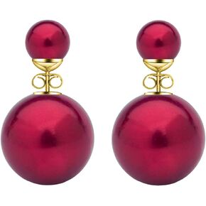 Double Sided Pearl Earrings - Pearl Front Back Earrings - Many Styles - Stunning Gift