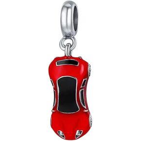 Car Charm 925 Sterling Silver Toy car Charm Automobile Beads for Pandora Bracelet & Necklace