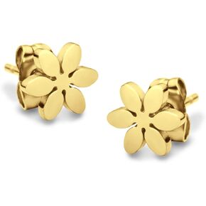 555Jewelry Delicate Small Tiny Daisy Flower Stud Earrings for Girls & Women