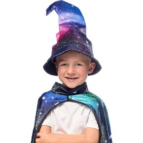Little Adventures Galaxy Wizard Costume Hat Age 3+ Black