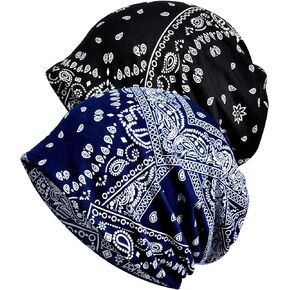 Womens Chemo Beanie Hat Cancer Cap Stretch Slouchy Turban Headwear