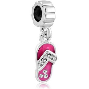 Pink Girls Charm Women Beads For Bracelets in Kuwait