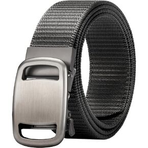 EsengNoyi Nylon Ratchet Belt, Military Web Belt for Men Casual Golf Pants Adjustable