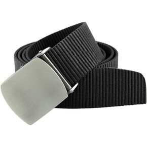 moonsix Nylon Belts for Men,Tactical Military Style Army Duty Belt Simple Buckle