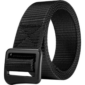 JINIU Nylon Military Tactical for Men&Women Belt Canvas Outdoor Web Belt With Adjustable Simple Buckle