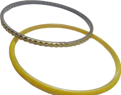 JAWSHEE Velvet Bangles Golden Set, 2 Dozen Glass Velvet Bangles, Matte Color With Velvet Layer For Added Beauty and Durability, Beautiful Women's Bangle Bracelets, Indian Bangles Jewelry Sets For Women in Saudi Arabia
