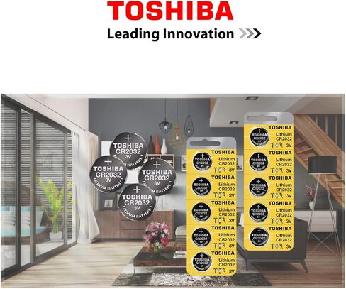 Toshiba CR2430 3 Volt Lithium Coin Battery (4 Batteries) in Saudi Arabia