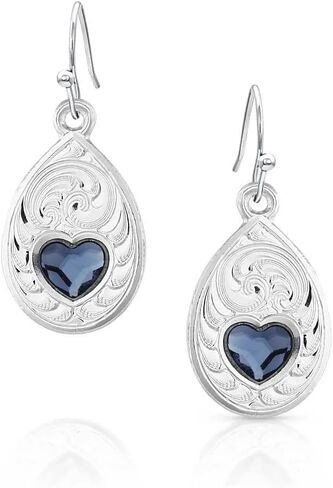 قرط متدلي من Montana Silversmiths I Heart State Charm in Saudi Arabia