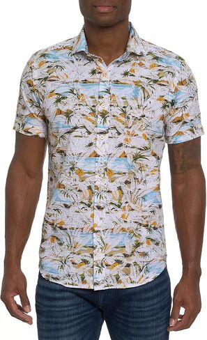 Robert Graham Men's Cedarhurst Short-Sleeve Woven Shirt in Saudi Arabia