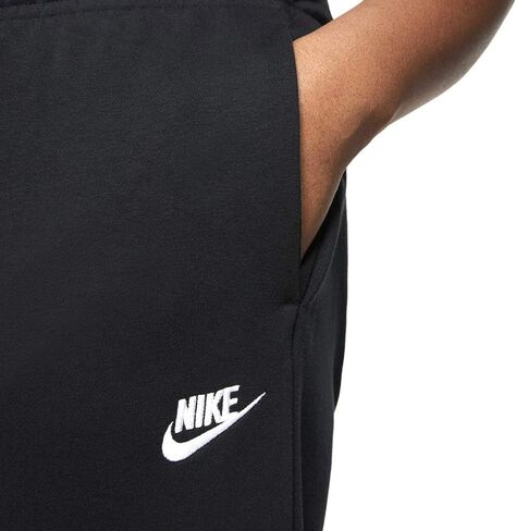 Nike Plus Size NSW Essential Pants Regular Fleece Black/White 2X in Saudi Arabia