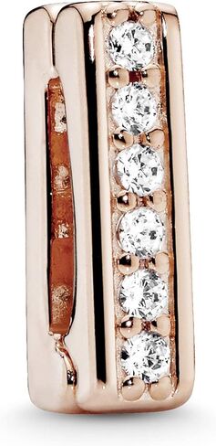 Pandora Reflexions Clip Charm Bracelet Charm Timeless Bracelets - Stunning Women's Jewelry - Gift for Women in Your Life - Made Rose & Cubic Zirconia, With Gift Box in Saudi Arabia