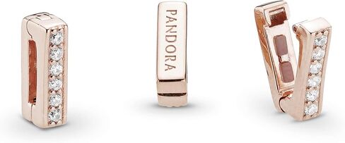 Pandora Reflexions Clip Charm Bracelet Charm Timeless Bracelets - Stunning Women's Jewelry - Gift for Women in Your Life - Made Rose & Cubic Zirconia, With Gift Box in Saudi Arabia