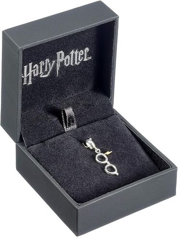 Harry Potter Sterling Silver Lightning Bolt and Glasses Slider Charm in Saudi Arabia