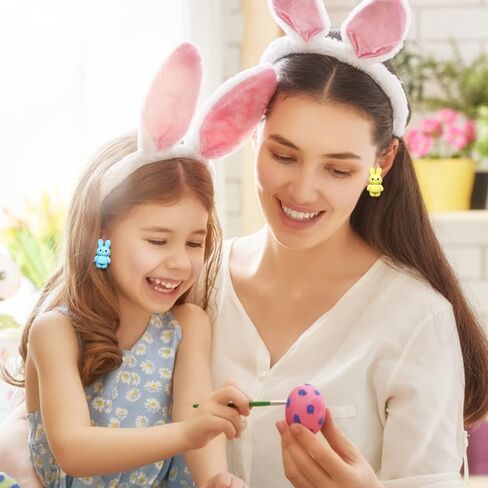 أقراط عيد الفصح للنساء أقراط متدلية على شكل أرنب لطيف على شكل أرنب مجوهرات لطيفة للهدايا in Saudi Arabia