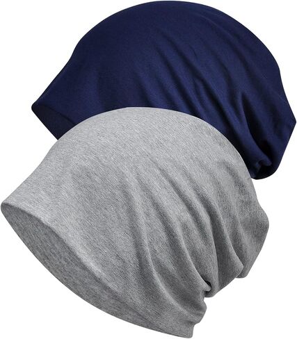 Womens Chemo Beanie Hat Cancer Cap Stretch Slouchy Turban Headwear in Saudi Arabia