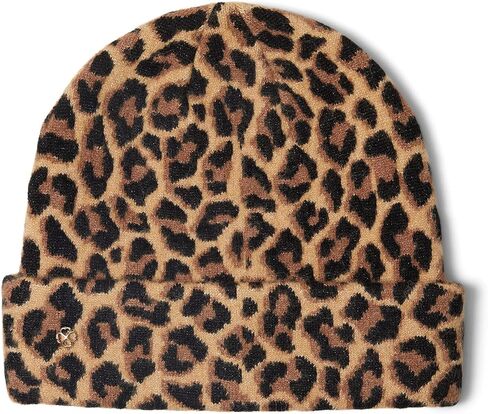 Kate Spade New York Leopard Beanie Roasted Cashew One Size in Saudi Arabia