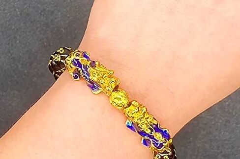 سوار فينغ شوي للنساء 10 ملم كريستال سوار بي شيو مانترا خرز جيد الحظ حماية in Kuwait