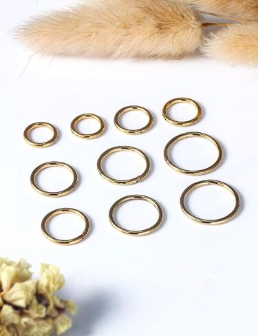 Vsnnsns 14G 16G حلقات الأنف الأطواق 316l الجراحية الصلب يتوقف الجزء الحاجز الدائري الغضروف الزنمة الحلزون روك محارة أقراط الأطواق 8 مم 10 مم 12 مم 14 مم 16 مم فضي أسود ذهبي قوس قزح ذهبي وردي in Kuwait